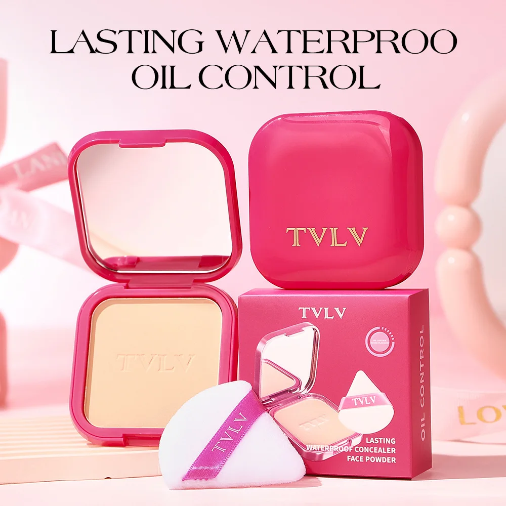 6 色マットフェイシャルコンシーラーパウダー美白メイク透明防水汗に強い化粧品自然設定クリーム