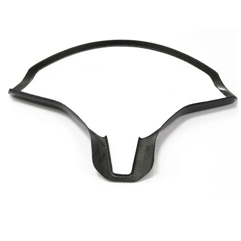 

For Tesla Model X S 2016-2021 Real Carbon Fiber Style Inner Car Steering Wheel Panel Cover Trim Car Refit Accessories