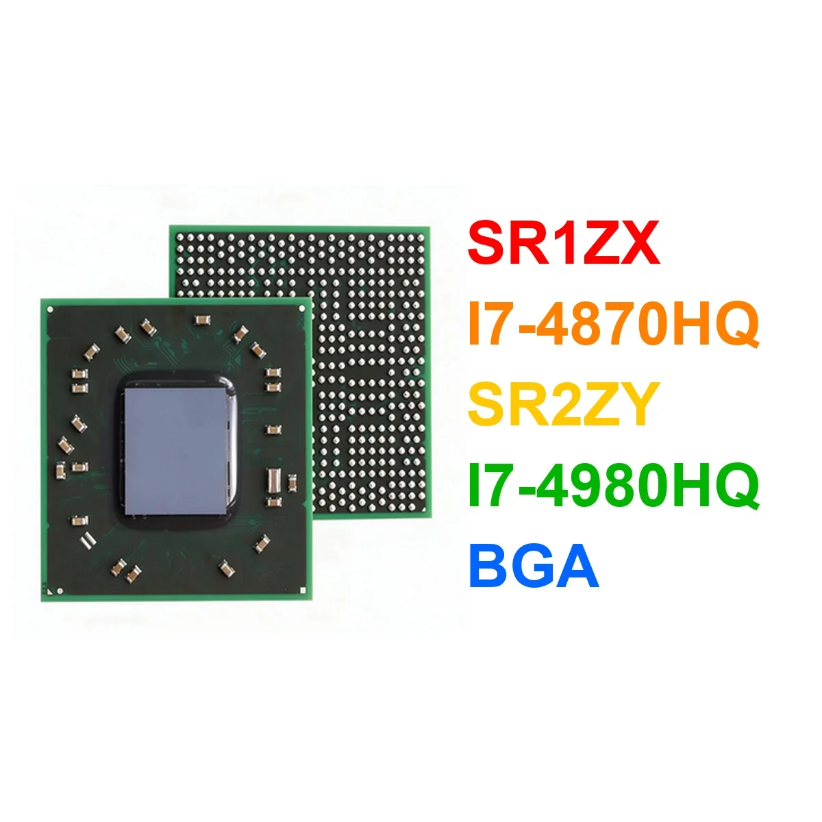 Test: Sehr gutes Produkt SR1ZX i7-4870HQ i7 4870HQ SR2ZY I7-4980HQ I7 4980HQ BGA-Chip Reballing mit Kugeln IC-Chips