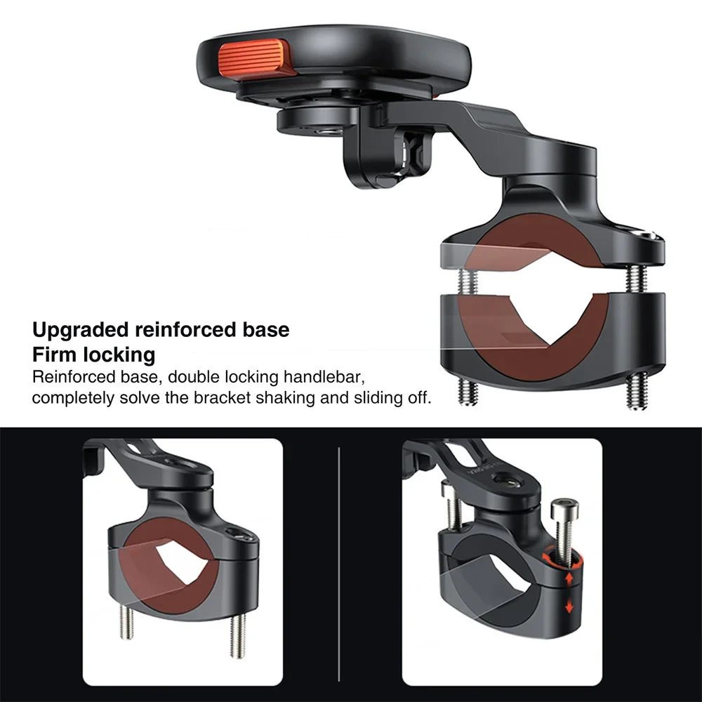 

Быстросъемное велосипедное крепление Uurig Mg-17L — поворотное + 84-поклона, магнит с автоматической блокировкой для навигации на руле