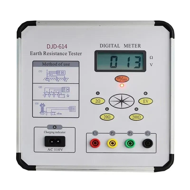DJD-614 110V Insulation and Grounding Resistance for Test Equipment 1-Year Warranty Ground Resistance Meter