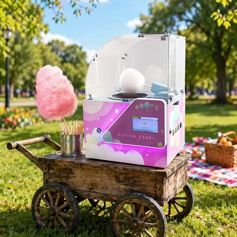 for Automatic Cotton Candy Machine Fairy Floss Maker Electric Sugar Spinner DIY Home Party Kids Gift