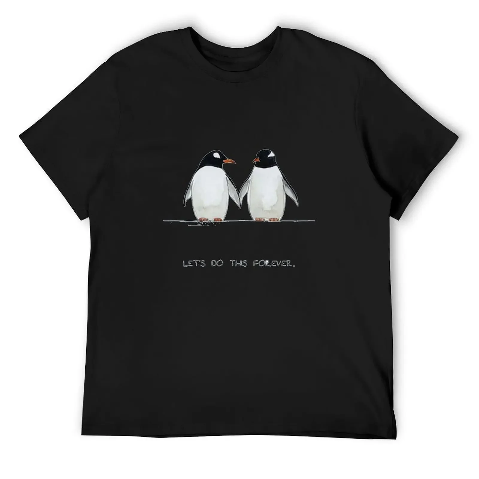 Penguin Love T-Shirt basketball graphic tees anime figures graphic shirts plus sizes funny t shirts men