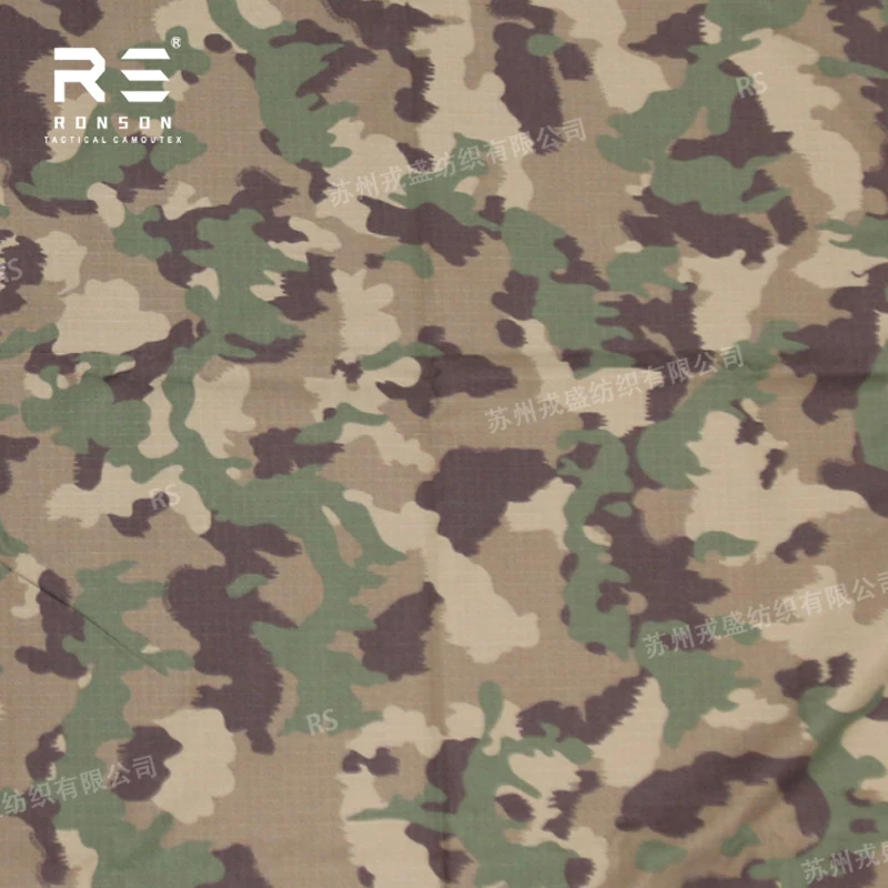 NC5050 Ripstop Camouflage TAZ16 Swiss Printed Tactical Nylon Cotton Camouflage Tactical Fabric