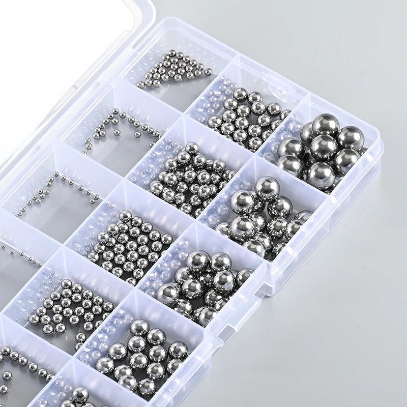 

High quality stainless steel 304 steel ball 1.0-10.0 ball combination box set Bearing steel balls