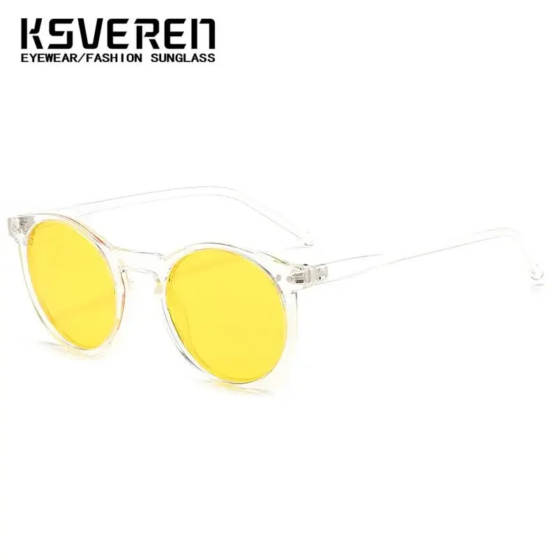 Round Myopia Nearsighted Sunglasses Men Women Retro Black Prescription Negative Glasses Driving Shade Sunglasses UV Protection