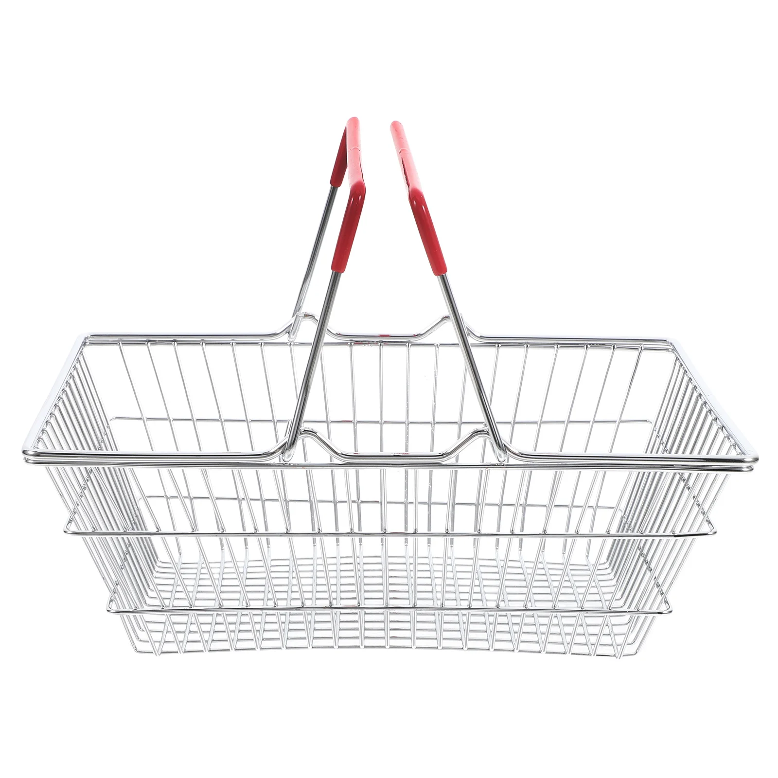Simulated Basket Mini Children Hand Toy Multicolor Iron Grocery Storage Portable Cute Design Easy Use Mini Picnic Basket