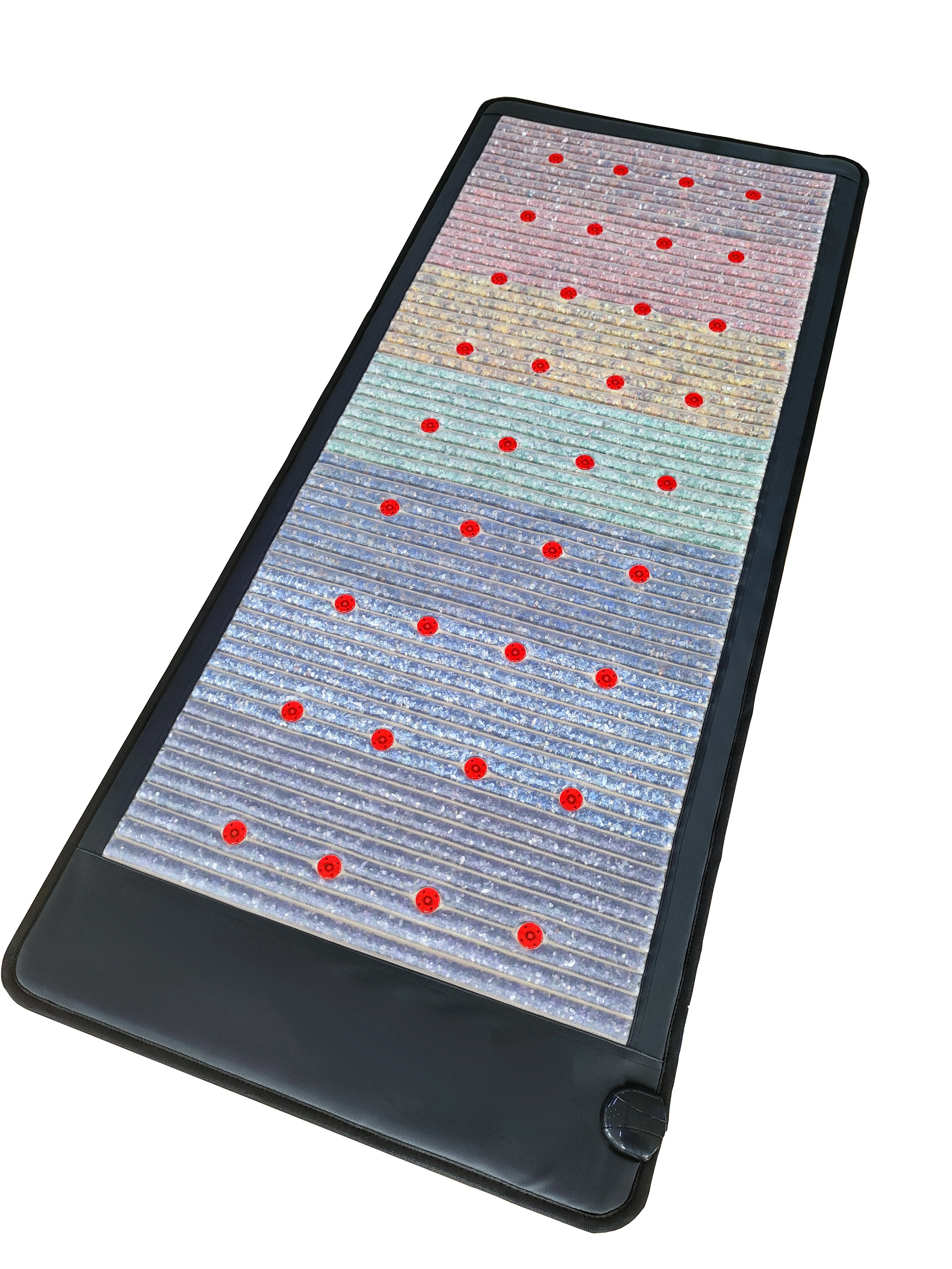 MS-9000B Far Infrared Deep Heat Crystal Mat Magnetic PEMF Bio Photon Negative Ions Rainbow Chakra Thermal Mattress