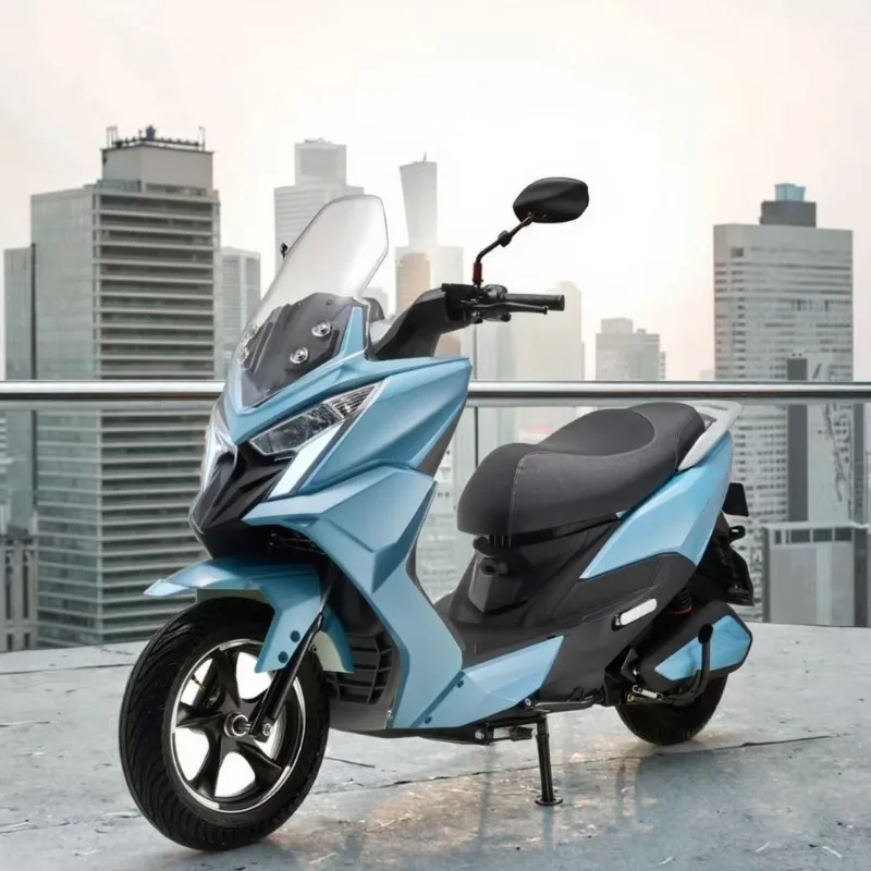 

SXLL Sports car new M6 electric lithium moped 2000 watts black scooter 72V 60 km/h 150 km 5000 watts EEC certificate