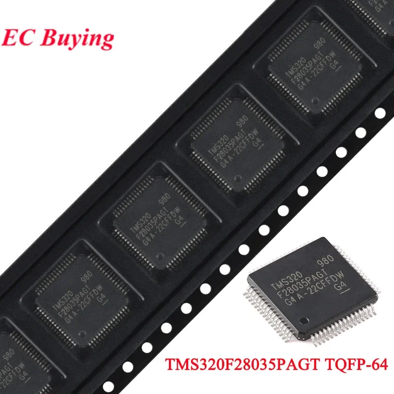 TMS320 TMS320F28 TMS320F2803 TMS320F28035 TMS320F28035PAGT TQFP-64 C2000 32-bit Microcontroller MCU Chip IC New Original