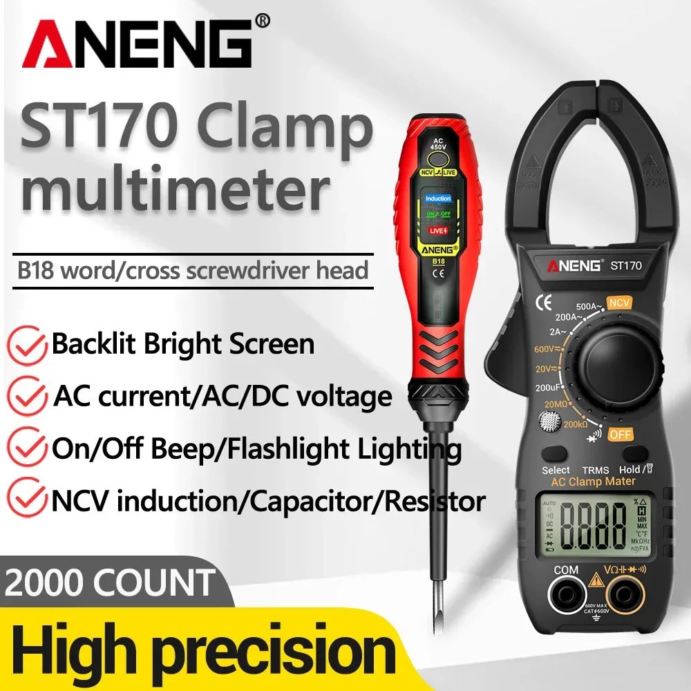 Aneng Clamp Meter M…