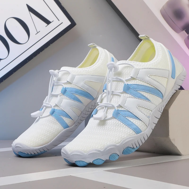 رجل أكوا أحذية النساء بيرفوت شاطئ الخوض كريك أحذية ماء سريعة الجافة السباحة خمسة أصابع نهر تتبع أحذية متعددة الوظائف