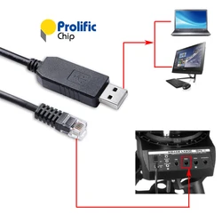 Prolific PL2303GT USB RS232 Serial to RJ11 6P6C Console Cable for Meade LX200GPS Compatible With #507 LX200 RS232 Port Cable