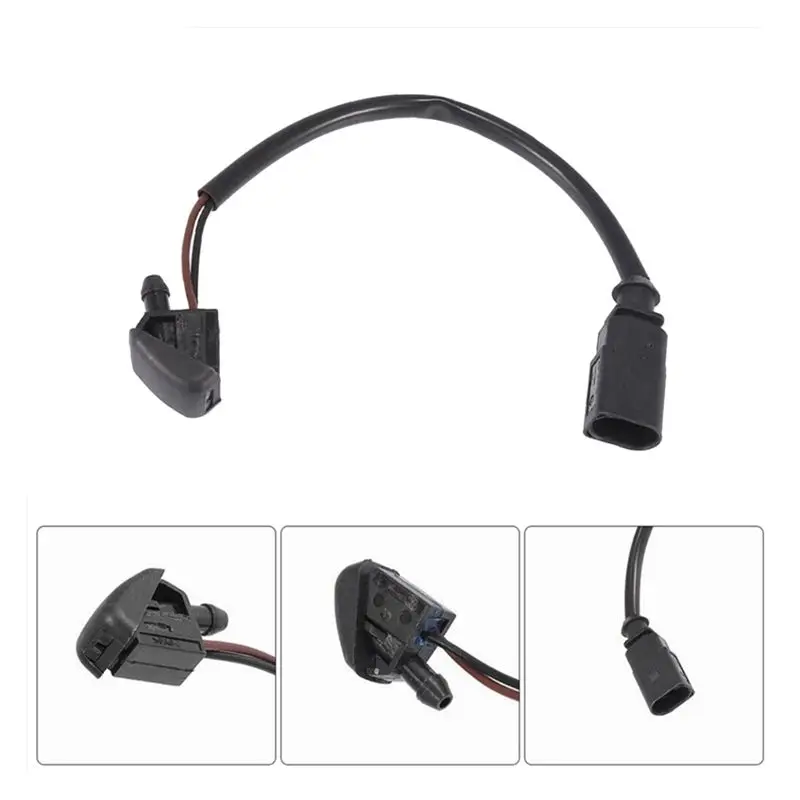 Highly Recommended Car Windshield Windscreen Washer Nozzle Jet 5J0955986 For VW Polo 6N Skoda Fabia Octavia Roomster 1996-2015