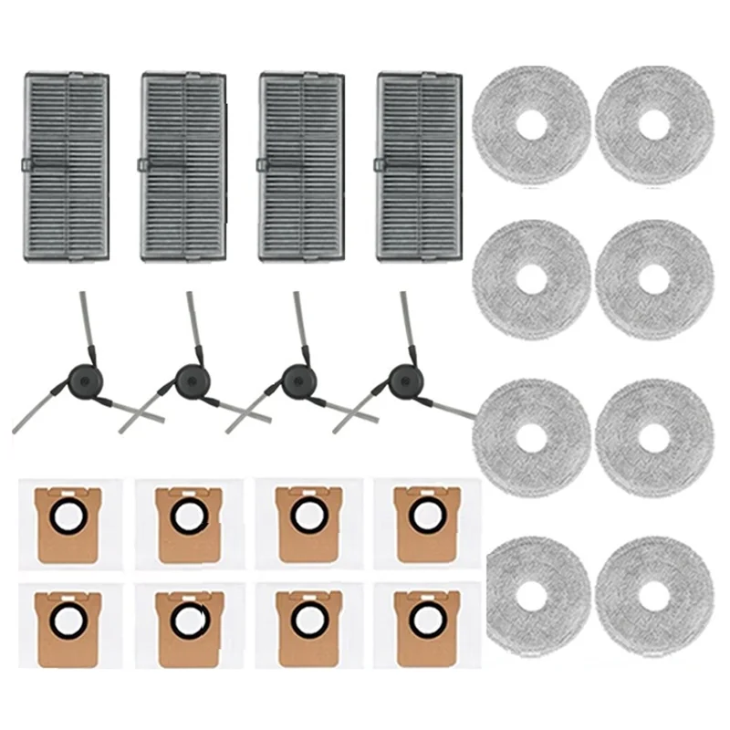 Запасные части для пылесоса робота Расходные материалы Тканевый мешок для пыли Hepa-фильтр Запасные части для пылесоса робота