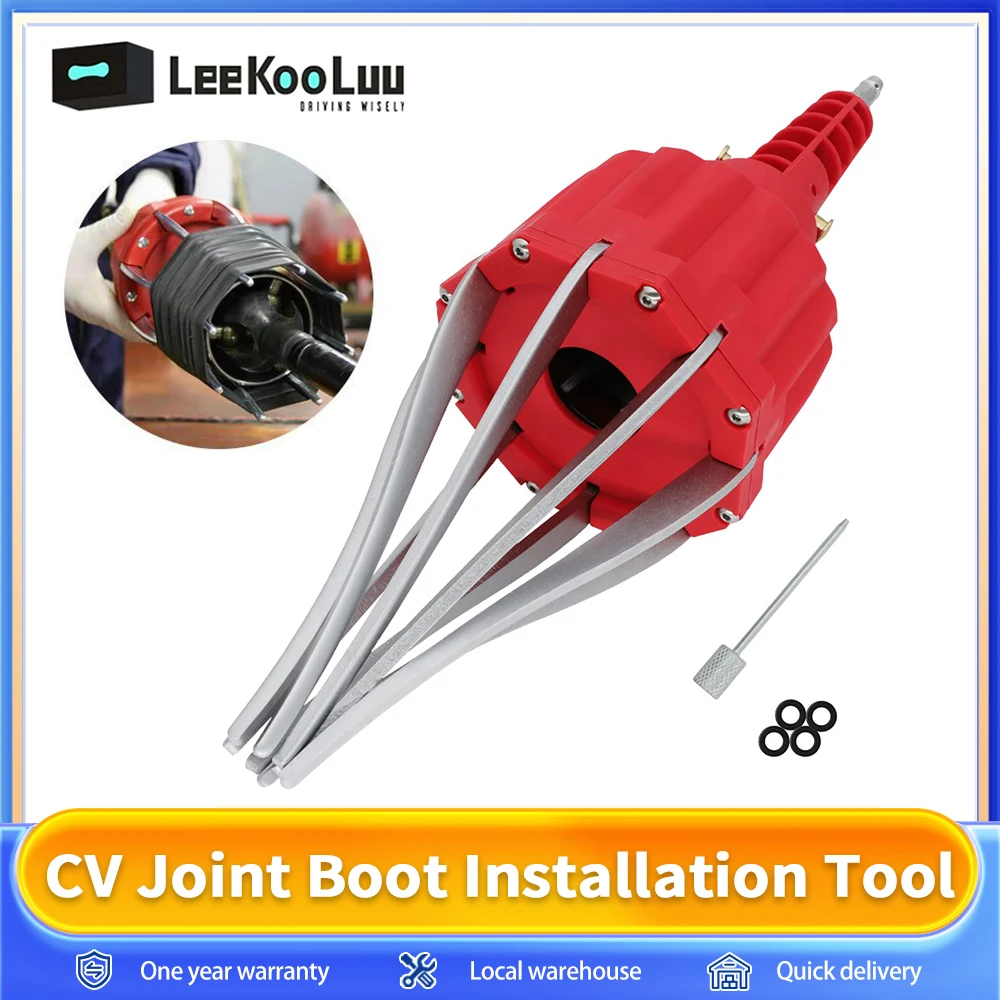 Leekooluu outil d'installation de démarrage de Joint CV pneumatique automobile, Kit d'outils de retrait d'installation d'épandeur de tige d'extension de démarrage CV