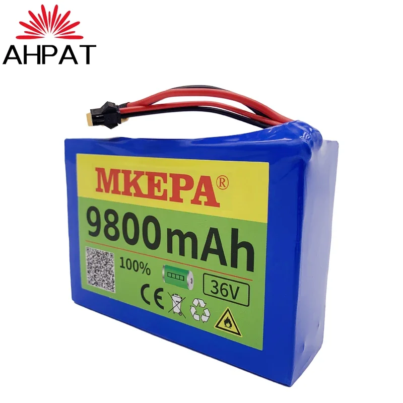 2026 النقل الجوي 36 فولت 9.8Ah Battery10S2P 18650 بطارية ليثيوم حزمة 550 واط 9800 مللي أمبير 42 فولت بطارية السيارة مع BMS وشاحن #3