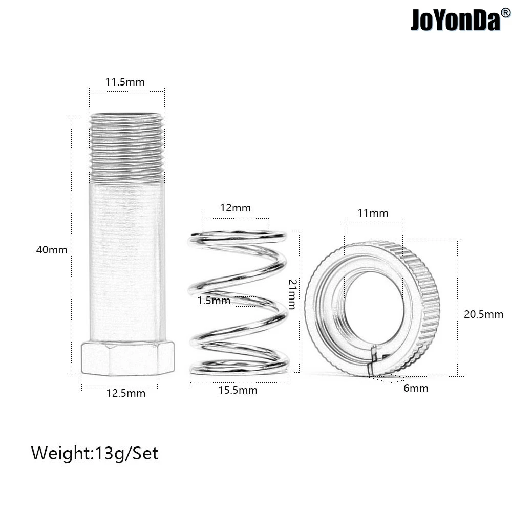 Aluminum ARA340163 Servo Saver Hub Upper & ARA340178 Spring for ARRMA 1/8 Kraton Outcast Typhon Infraction RC Upgrade Parts