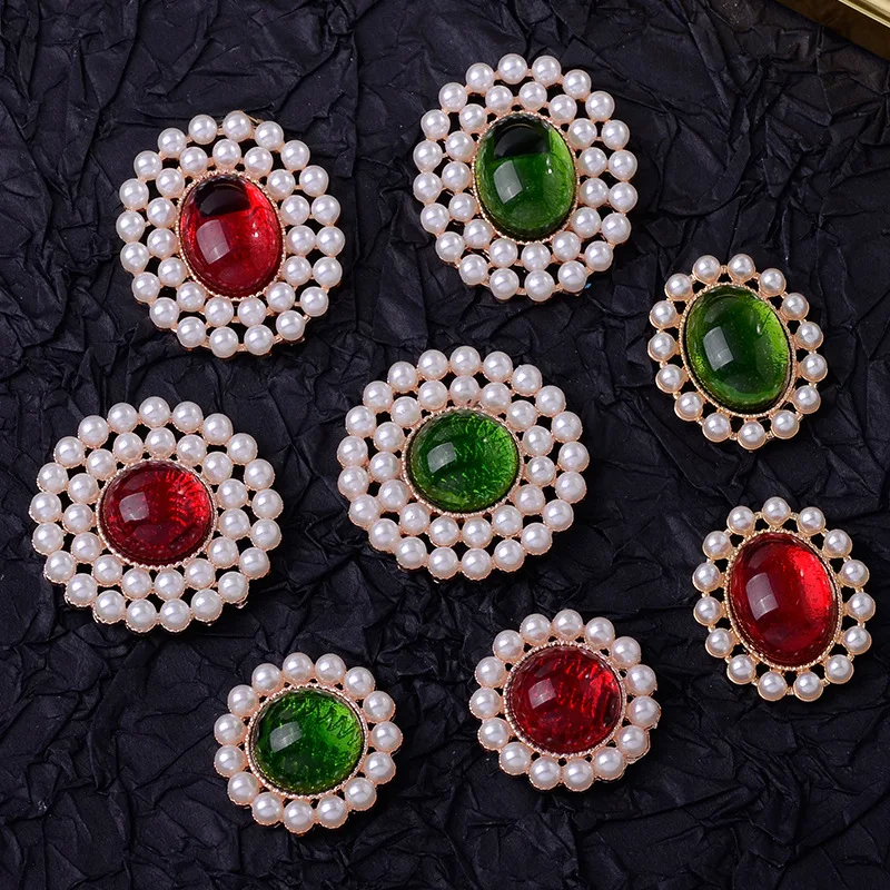 

100 piece set antique pearl flower plate DIY jewelry bridal hair accessories antique headdress material and accessories