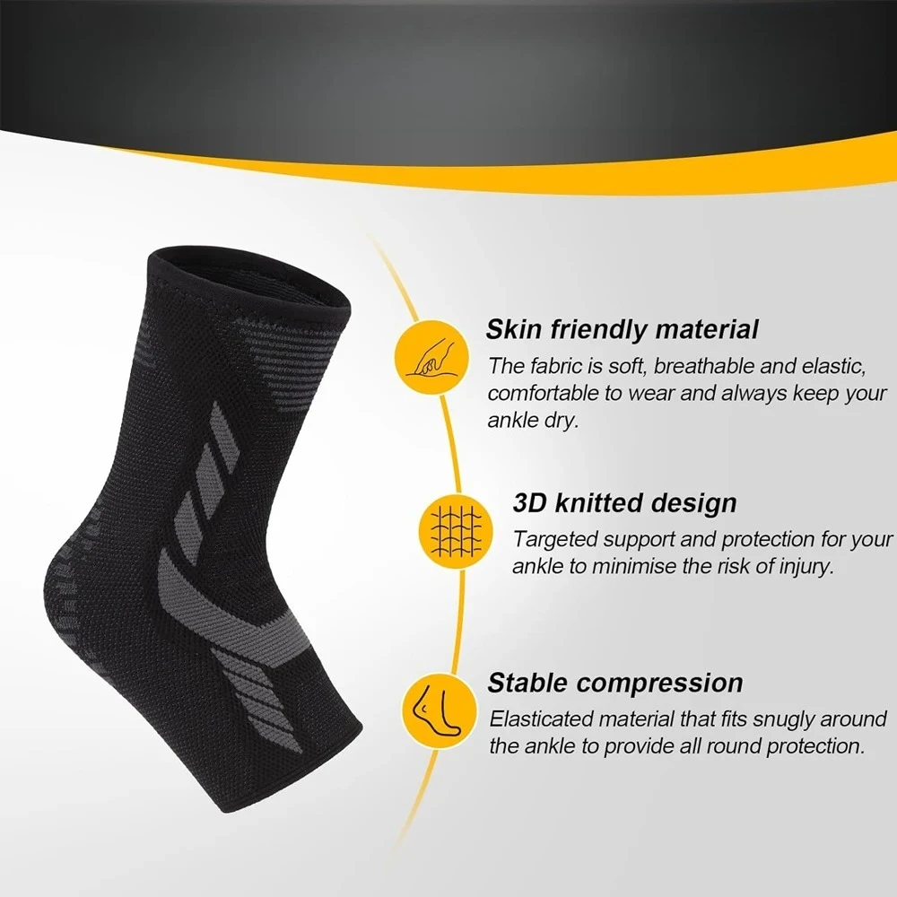 حزام دعم الضاغط لالتهاب وتر العرقوب، لفافة الكاحلين للنساء والرجال. التواء الكاحل