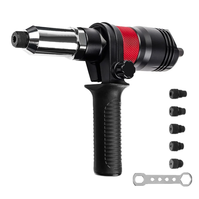 

ALIM-2.4-6.4Mm Electric Rivet Nut Adapter Electric Rivet Nut Tool With Wrench And Handle