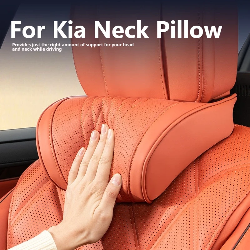 Latex Memory Foam, Car Neck Pillow,Kia Sportage Seltos Sorento Telluride Carnival EV6 EV9 Niro, Car Modification Accessories