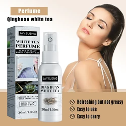 Fragrância encantadora fresca e duradoura do cuidado da pele 30ml do óleo do aroma do difusor do pulverizador do óleo da fragrância do perfume do chá branco