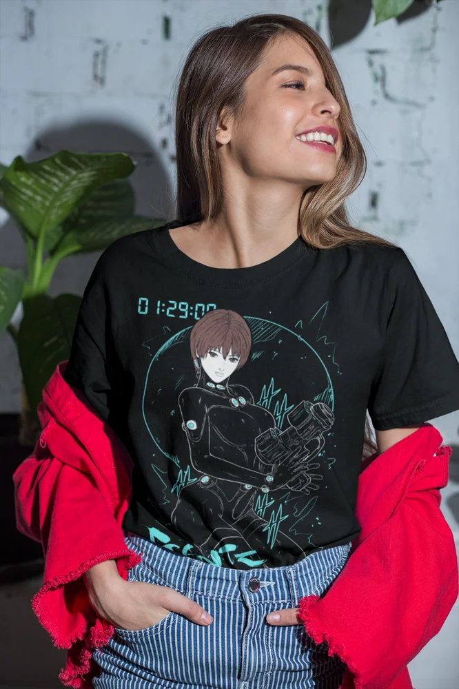 Gant Zeika T-Shirt Kei Kurono Masaru Alien Girl Anime Kawaii Gift Shirt All Size