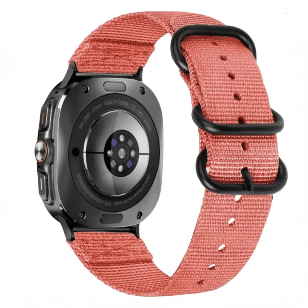 النايلون حلقة الفرقة لساعة سامسونج جالاكسي الترا 2025 47 مللي متر الرياضة مريحة استبدال سوار غالاكسي ساعة الترا 47 مللي متر Correa