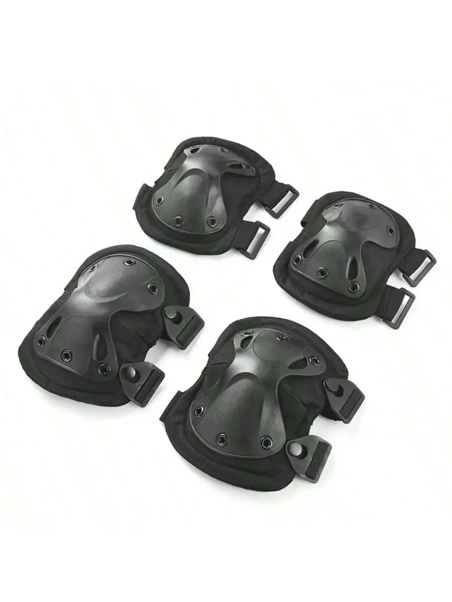 전술용 무릎 보호대 팔꿈치 보호대 CS 군용 보호대 아미 에어소프트 야외 스포츠 사냥 무릎 보호대 안전 무릎 보호 장비