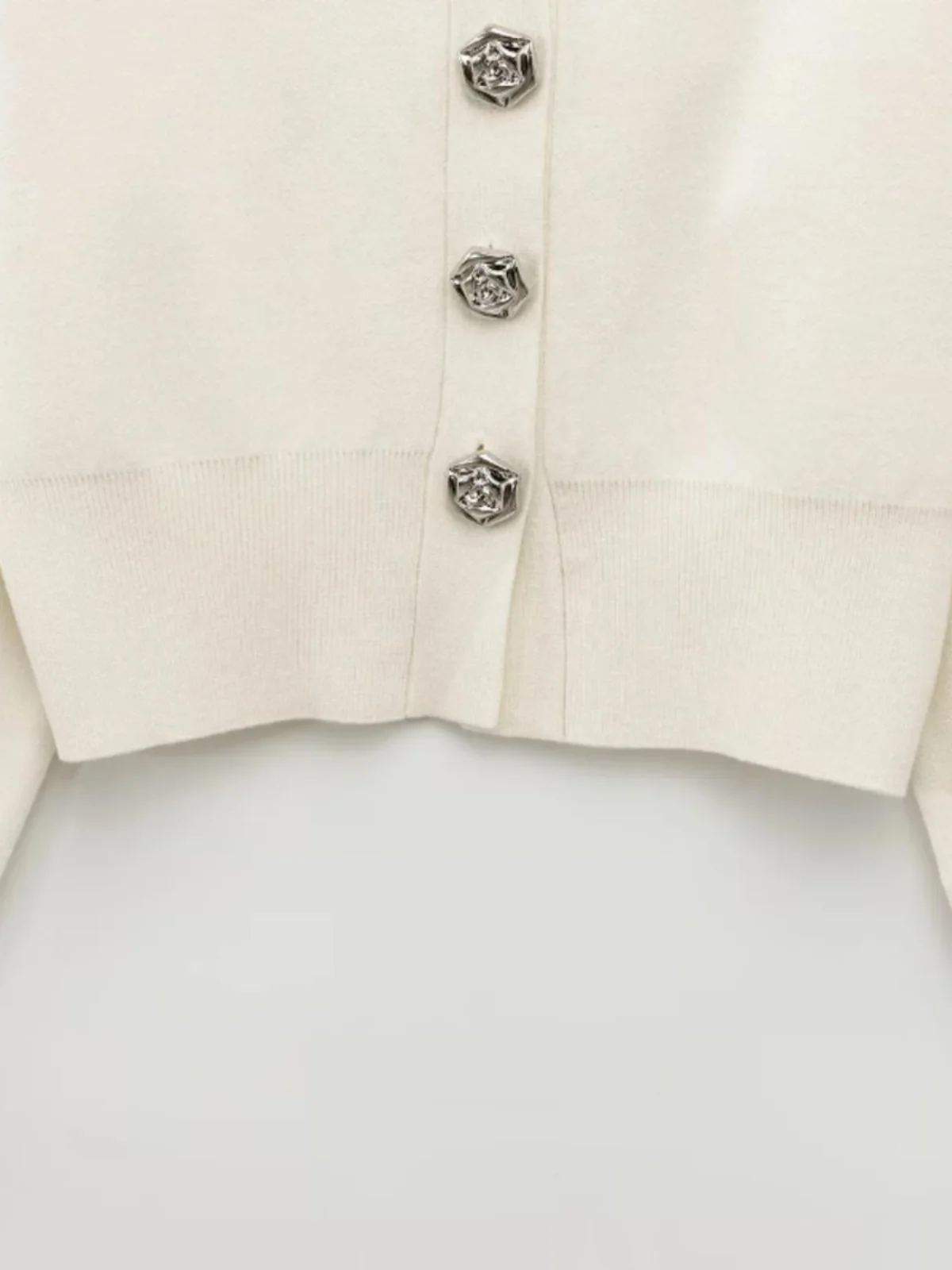 Rua sle solto ajuste botão de metal redondo ne malha aberta cardigan camisola feminina faion outerwear confortável casual wear