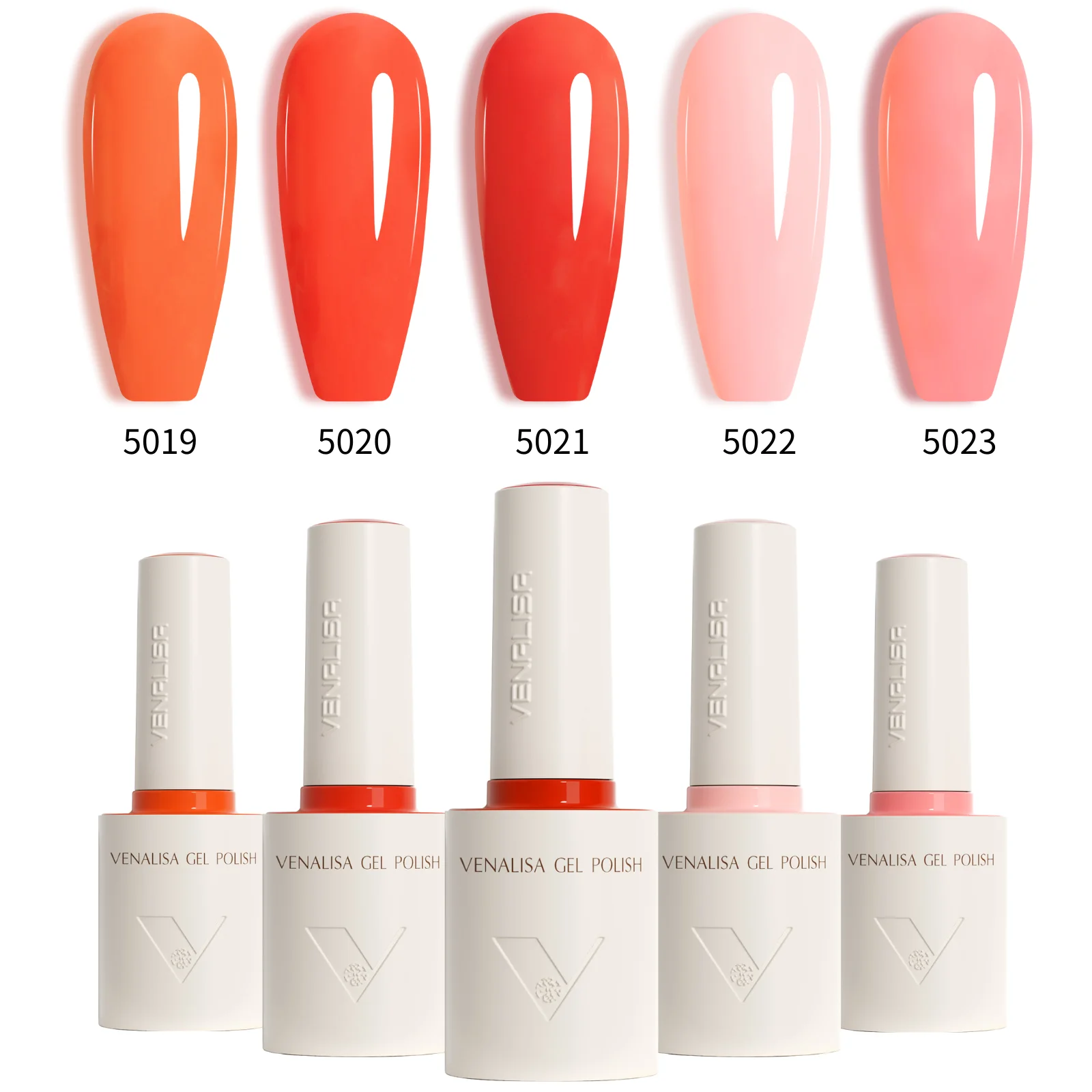 5 uds * 10ml Venalisa HEMA libre TPO Color libre Gel esmalte de uñas UV LED remojo DIY Kit de manicura cepillo redondo Kit de barniz de Gel suave