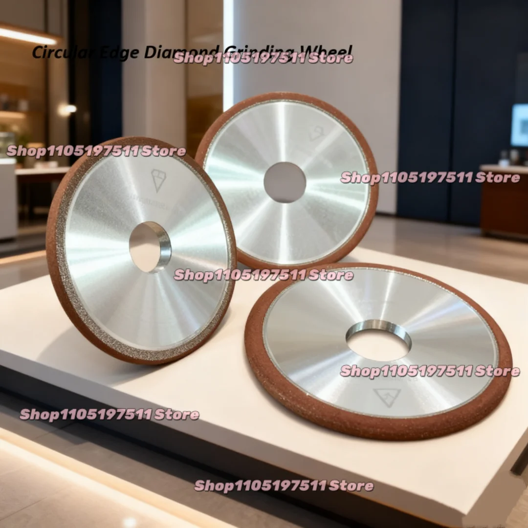 Grit150 Curved Edge R2~R5mm Resin Diamond Grinding Wheel Disc for Grinding Alloy Tungsten Steel CBN Ceramic Milling Cutter