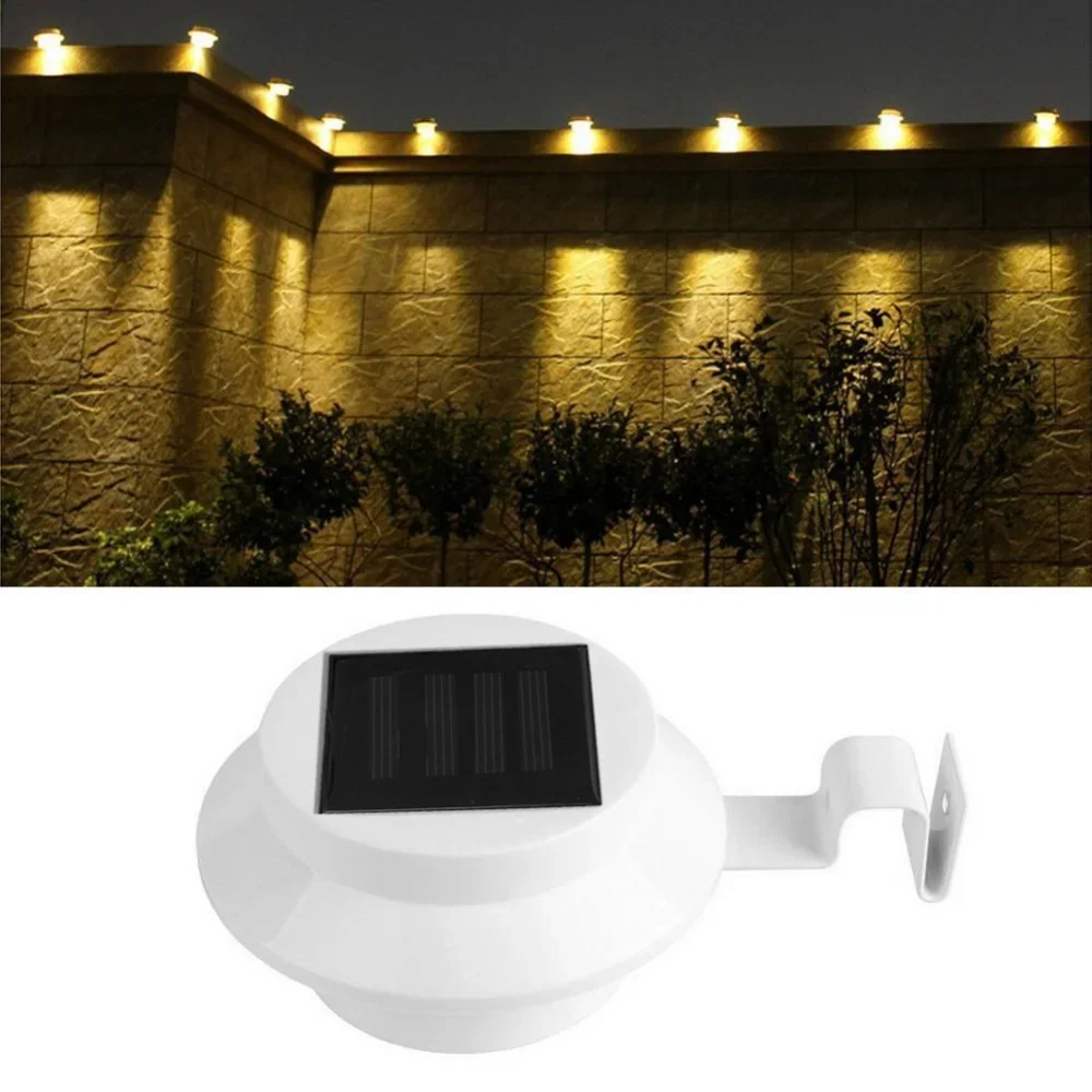 Luz LED Solar de pared para exteriores, lámpara impermeable para jardín, paisaje de patio, decoración de jardín, 2 piezas