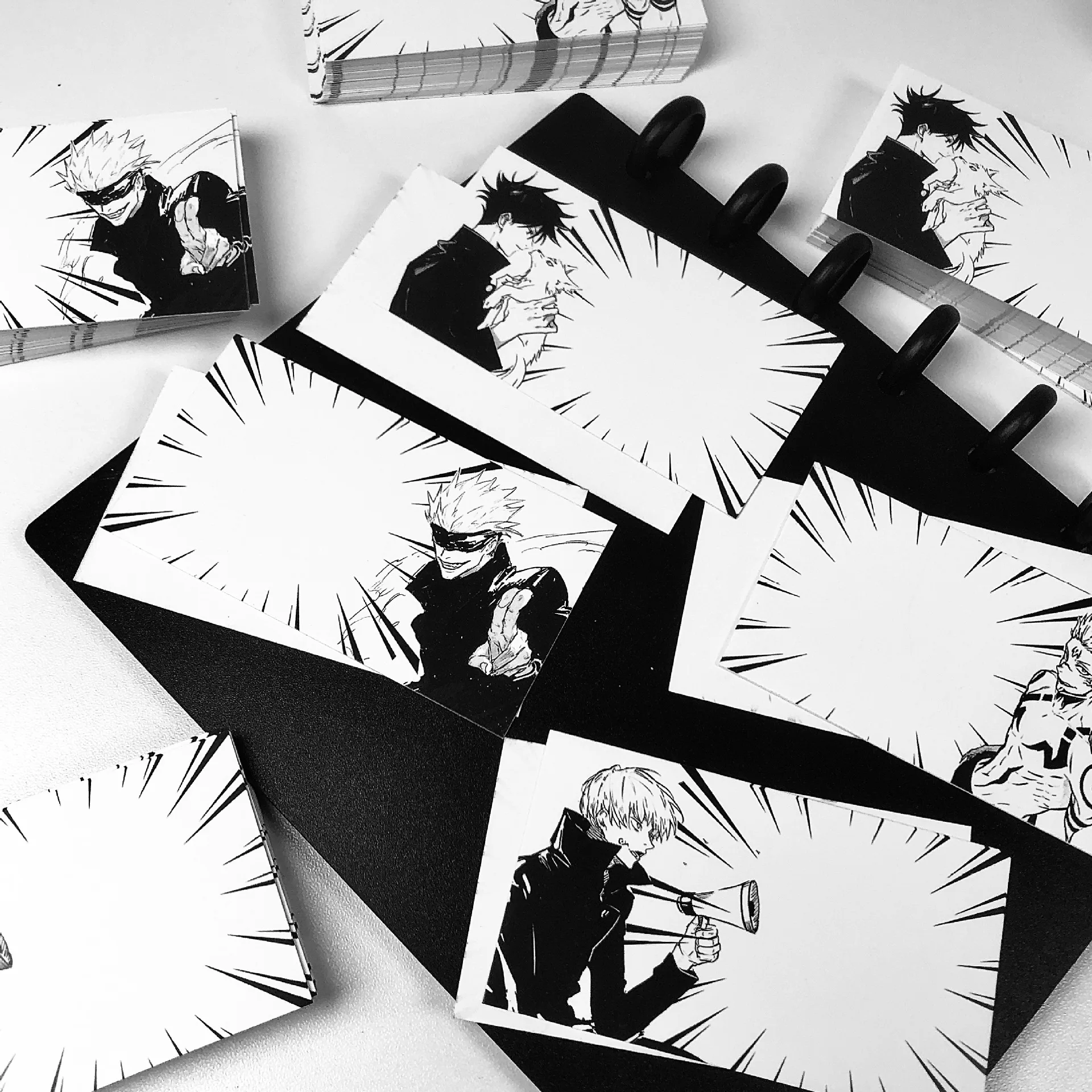 5X9cm Jujutsu Kaisen Anime Memo Pad Anime Paper Notes For Kids School Stationery Itadori Yuuji Gojou Satoru Fushiguro Megumi Toy