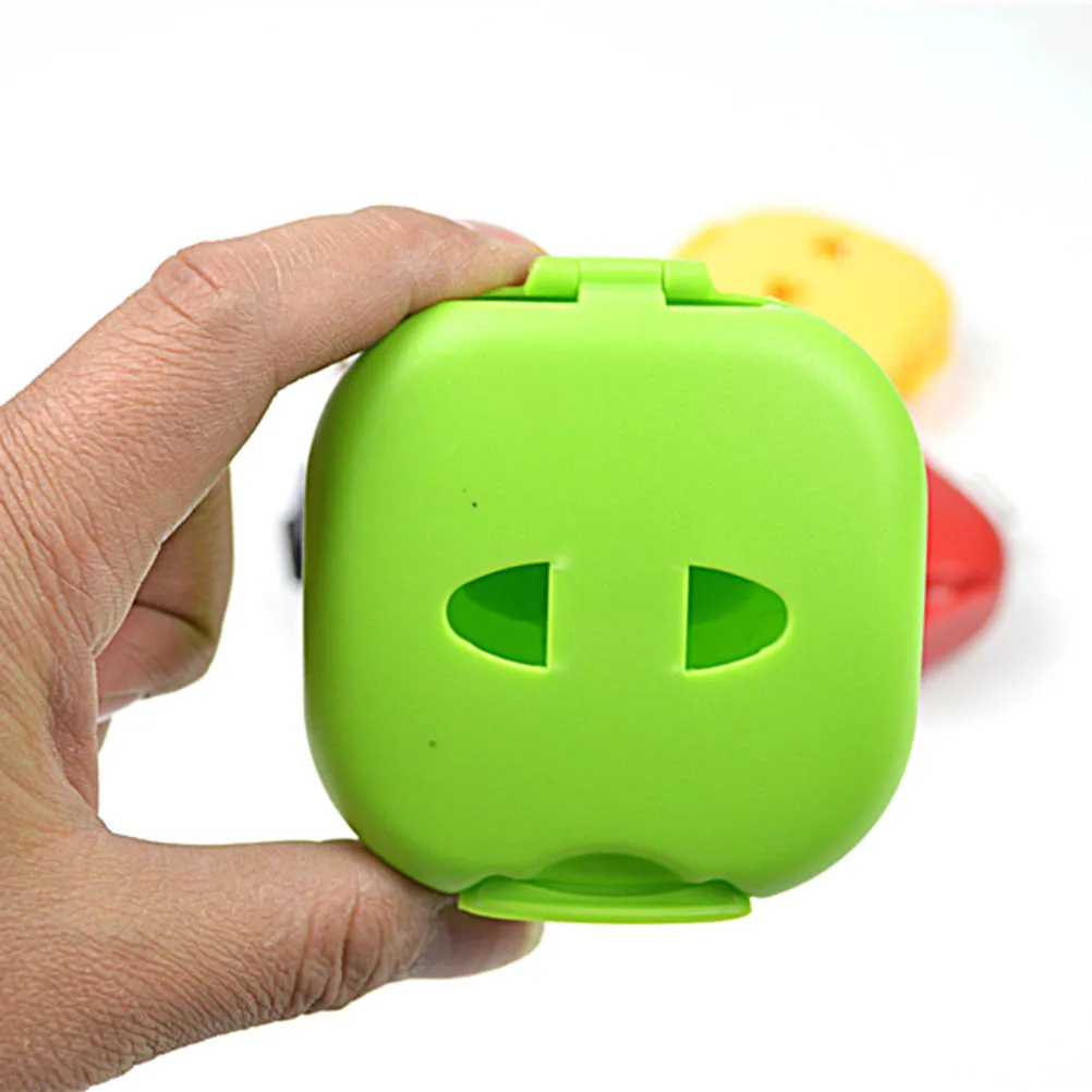 

6 Pcs Cartoon Winder Earbuds Cord Buckles Type Cable Protective Case Earphone Organizer