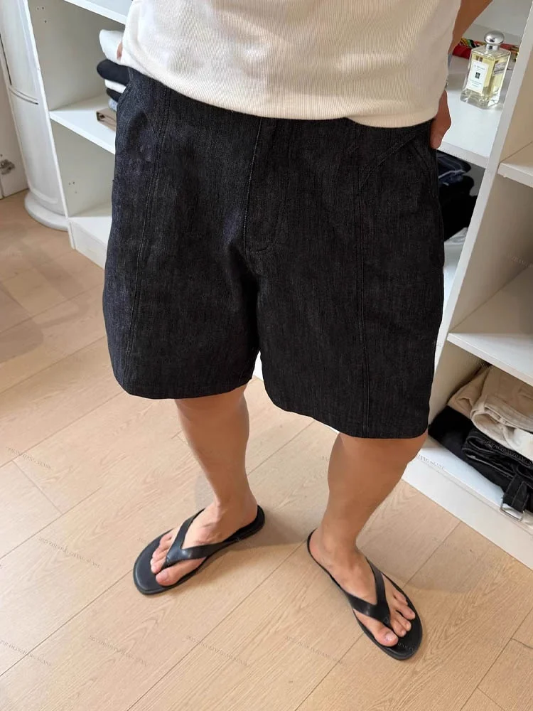 

Белые повседневные летние тонкие мужские рта для отдыха, пляжные брюки с пятью точками, свободные брюки длиной f, дышащие прямые брюки...