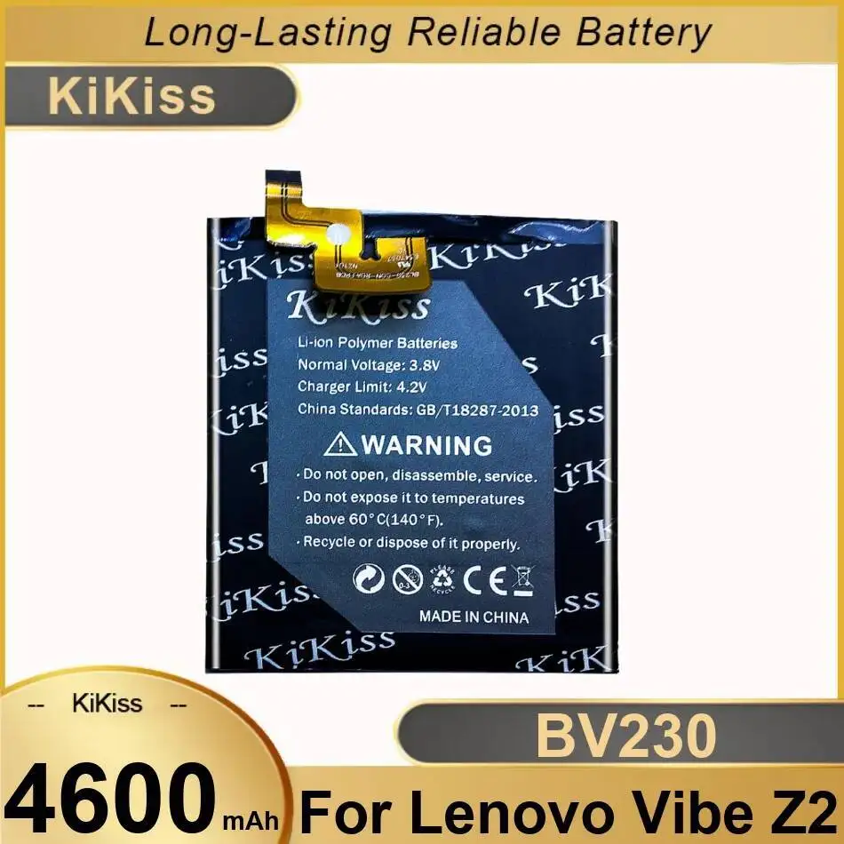 

BV230 для Lenovo Vibe Z2, легкий аккумулятор для мобильного телефона, сейф 4600 мАч