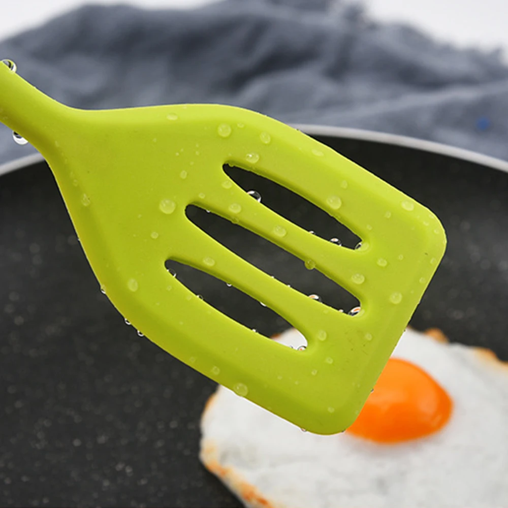 1PC Small Silicone Spatula for Household Cooking Stir Frying Kitchen Steak Spatula Pancake Spatula Kitchen Tools