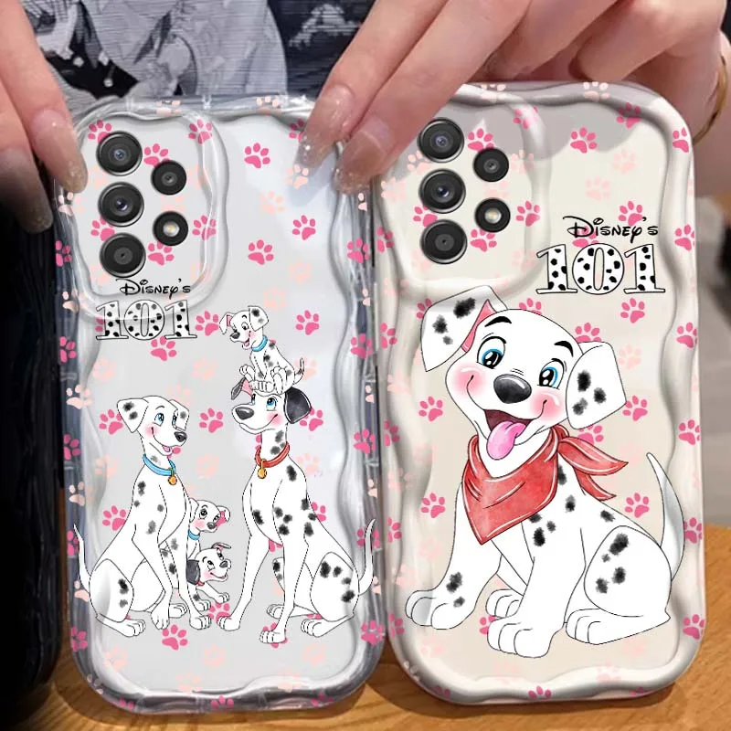 

101 Dalmatians Cute For Samsung A73 A72 A71 A56 A55 A54 A53 A52 A51 A32 A36 A26 A25 A13 A14 5G Wave Oil Phone Case