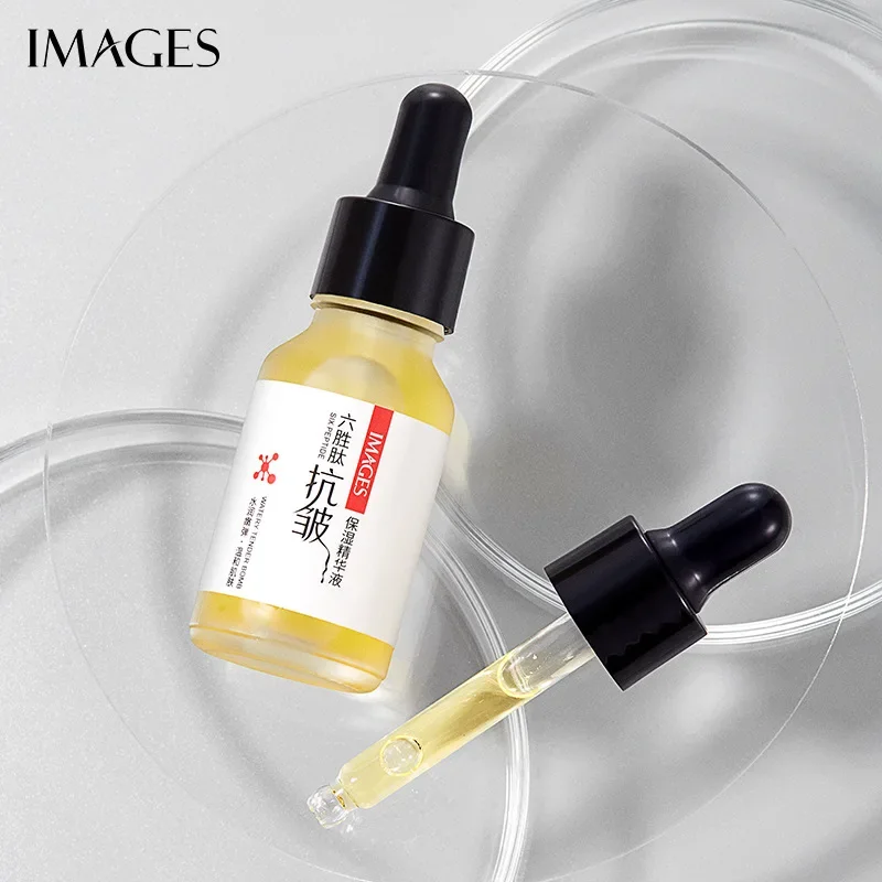 Hyaluronic Acid Six Peptides Facial Serum 30ml Anti-wrinkle Anti-aging Dark Circle Face Essence Moisturizing Brightening Skin