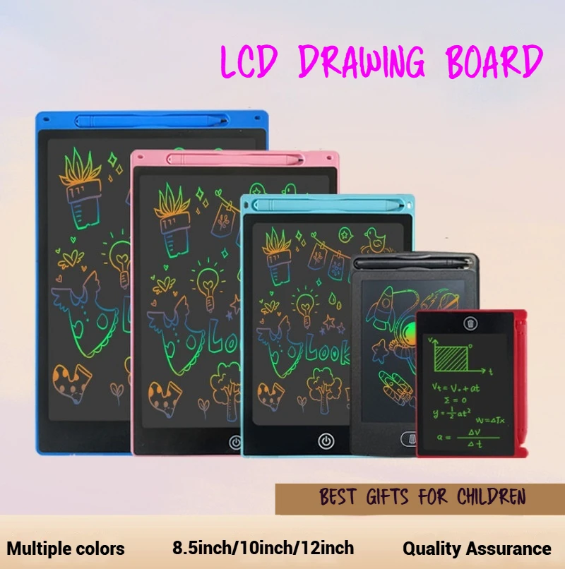 

Children Lcd Electronic Digital Writing Tablets 8.5/10/12inch Handwriting Doodle Boards Colorful Screen Drawing Tablets Gifts