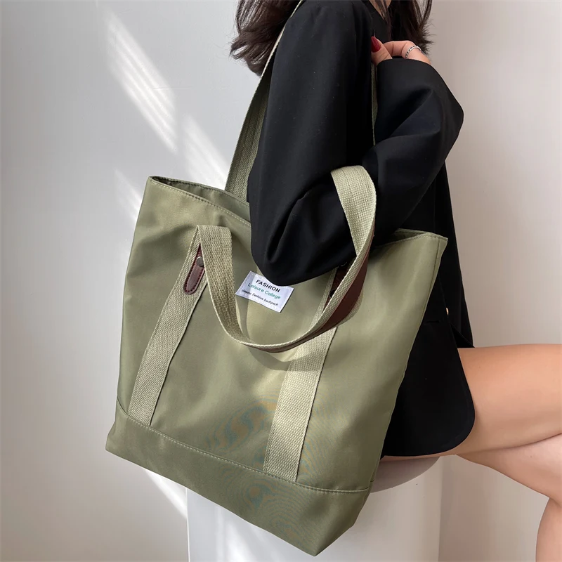 Women Canvas Shopping Bag Books Bag Female Cotton Cloth Shoulder Bag Eco Handbag Tote Reusable Grocery Shopper Bag