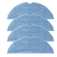 4PCS Replacement Cleaning Mop Cloth For Roborock S7 MaxV Plus Ultra Q7 Max Q5 Max+ Robot Vacuum Cleaner Accessories