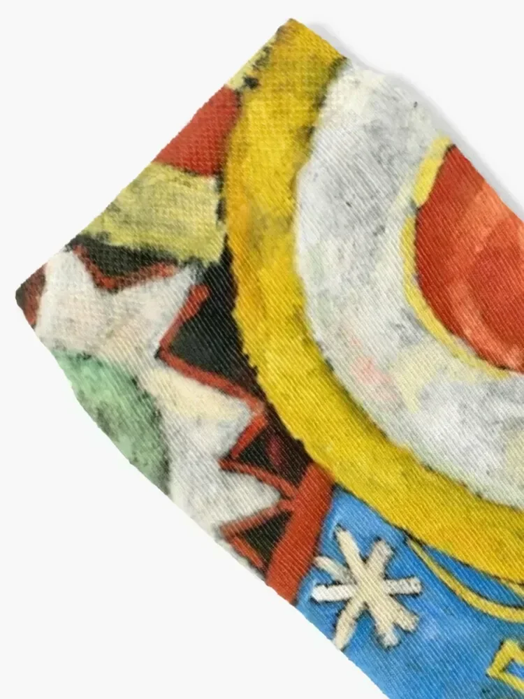 Marsden Hartley - Himmel Socks summer with print custom sports bright garter Socks For Women Men's