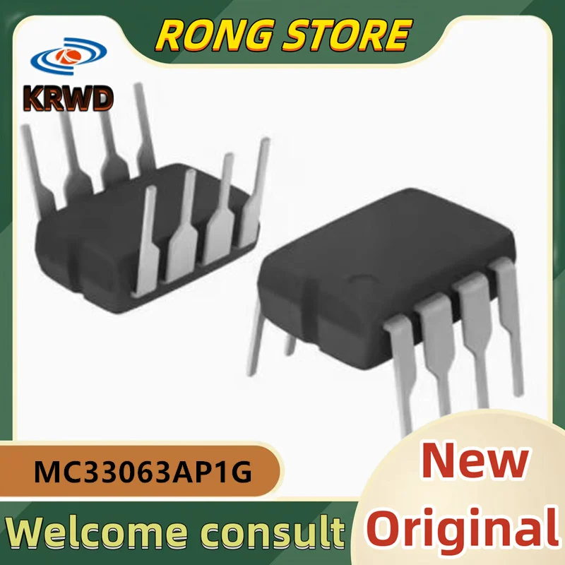 رقاقة IC جديدة وأصلية ، mc330ap1 DIP-8 ، MC33063AP1 ، 10