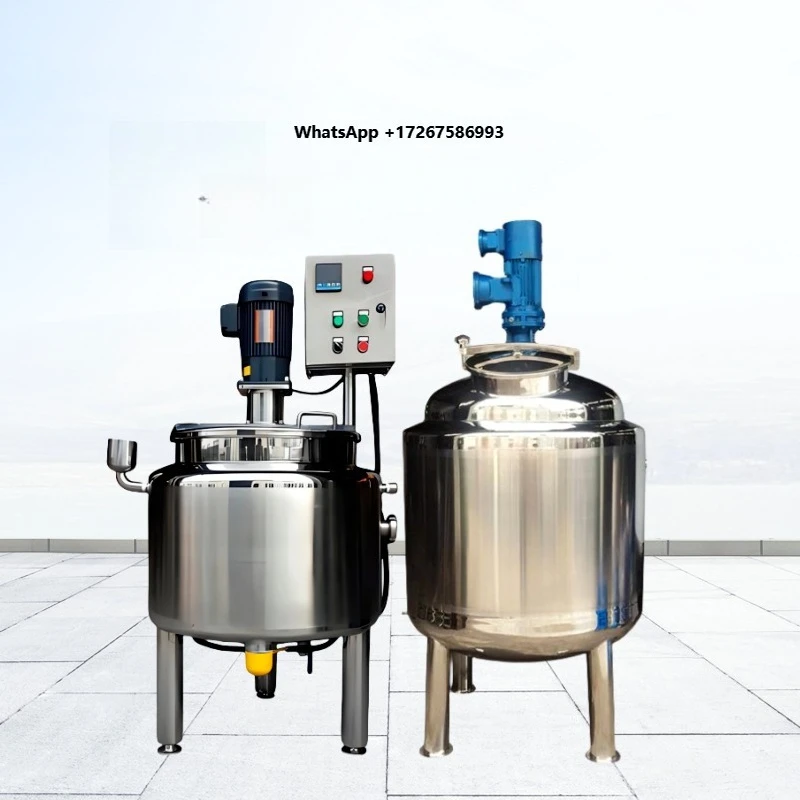 Stainless Steel Mixing Tank for Ice Cream Production Line Water Processing Core Components-Pressure Vessel