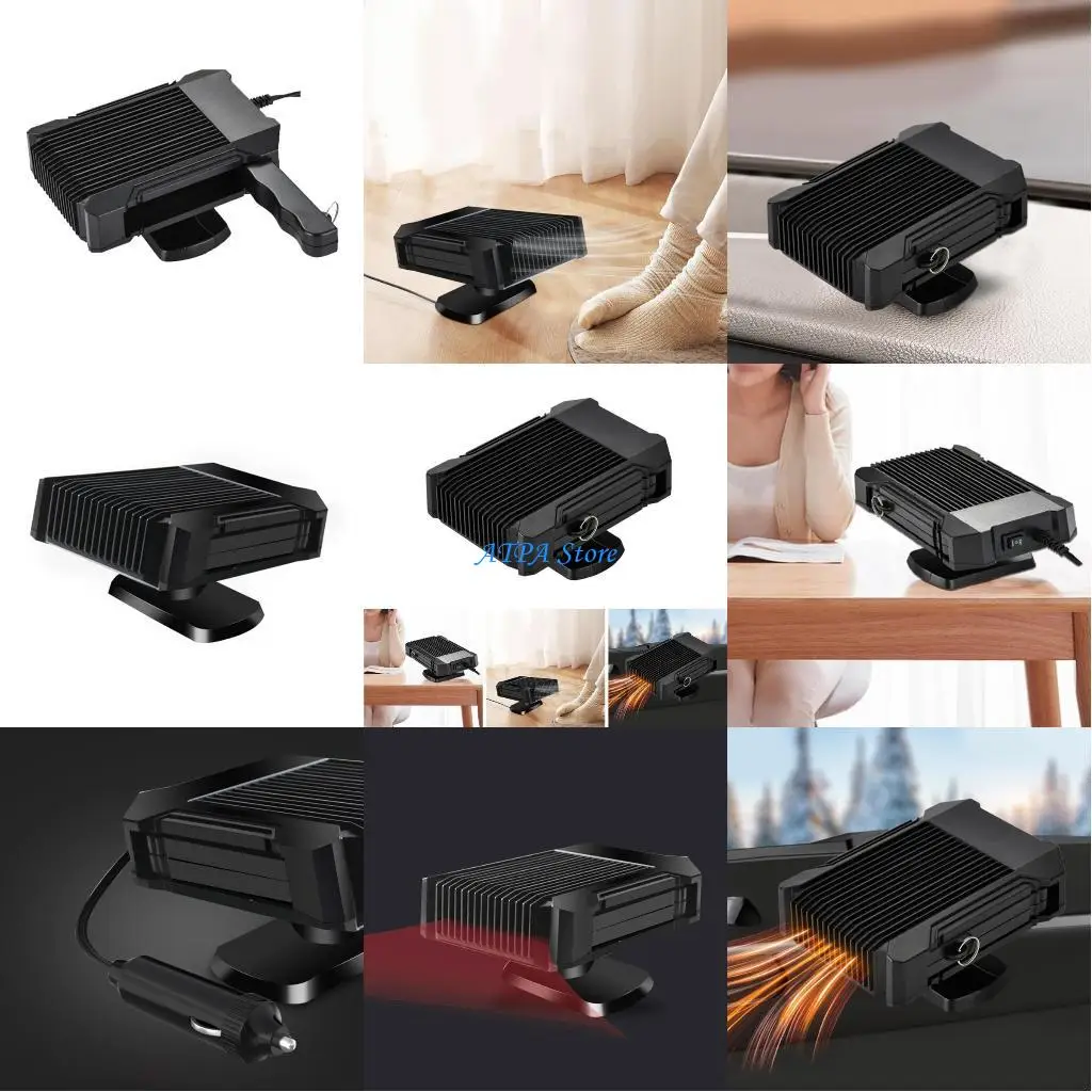 

U13C Car Heater Windshield Defogging Defrosting 12V Electric Heating/Cooling Fan
