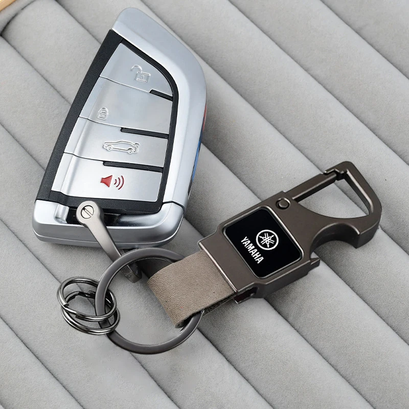 

Высококачественный металлический открыватель для бутылок в виде брелока для ключей от мотоцикла, подходит для YAMAHA MT09, MT10, YZF R1, R3, R6, FZ1, FZ8, аксессуары для ключей.