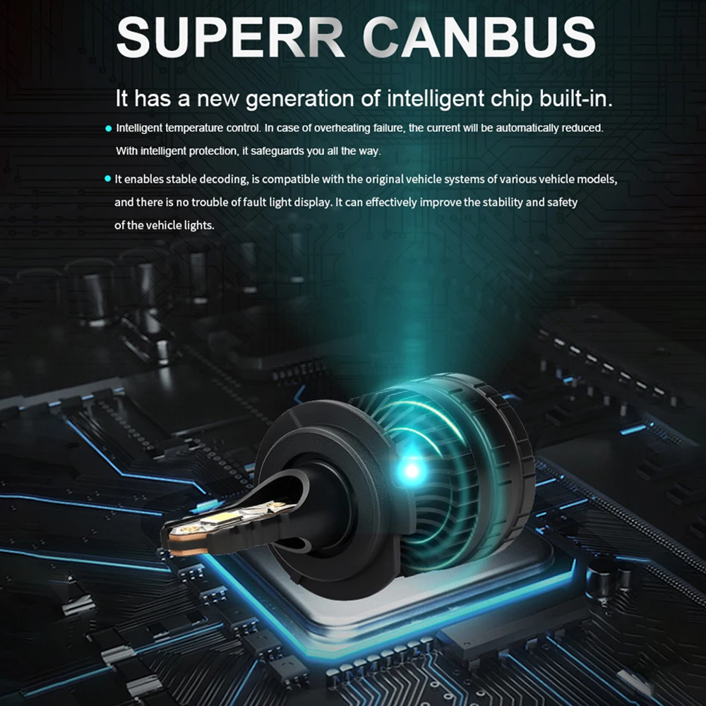 Melhor farol led h7 alto/baixo feixe auto lâmpadas csp 3570 6000k branco super brilhante luz do carro 180w dc12v